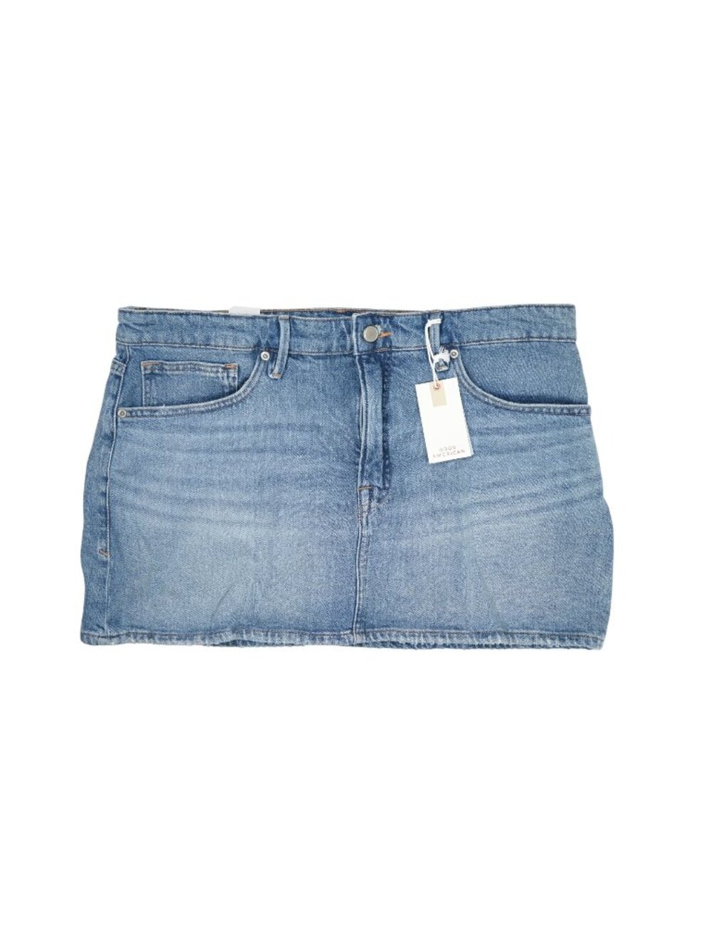 Good American Denim Mini Skirt in Blue
